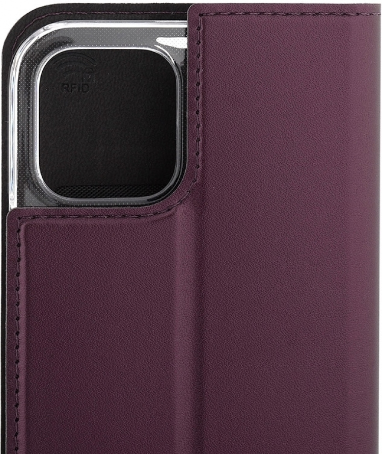 Wave BookCase skyddsfodral, iPhone 12 / 12 Pro, Smoky Sangria Wave BookCase skyddsfodral, iPhone 12 / 12 Pro, Smoky Sangria