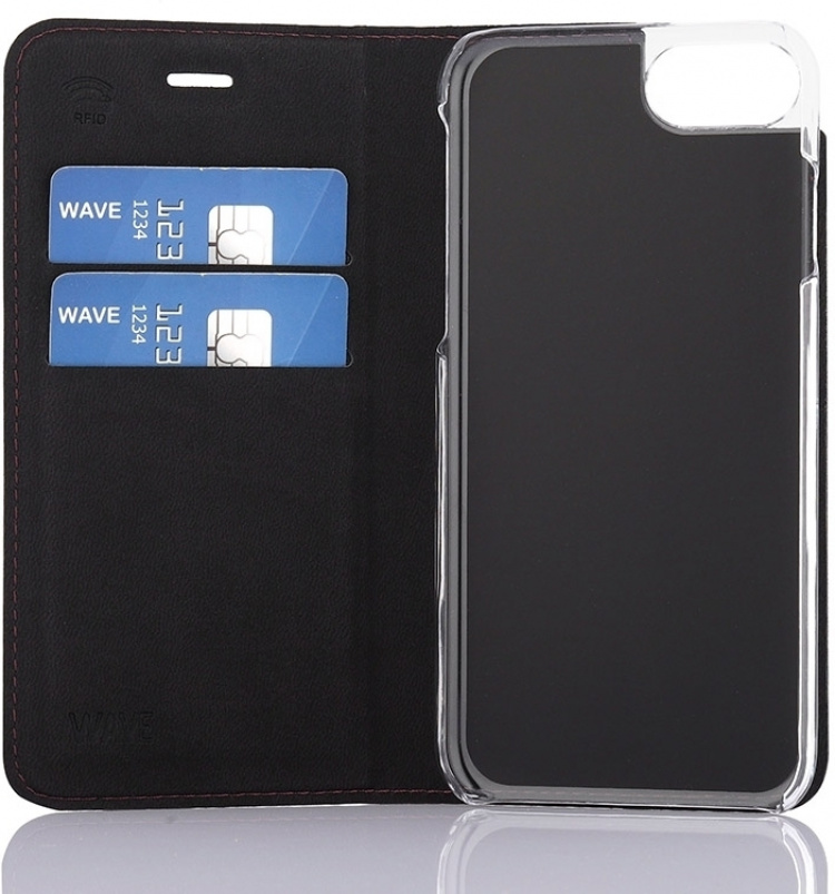 Wave BookCase skyddsfodral, iPhone 7 / 8 / SE, Smoky Sangria