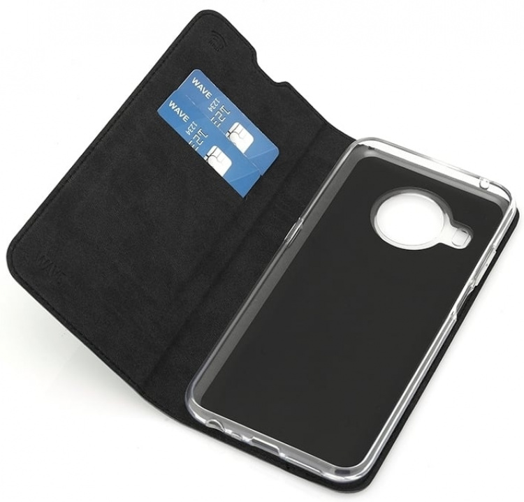 Wave BookCase skyddsfodral, Nokia X10 / X20, svart Wave BookCase skyddsfodral, Nokia X10 / X20, svart