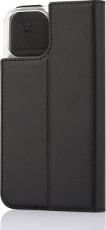 Wave BookCase skyddsfodral, iPhone 13 mini, svart