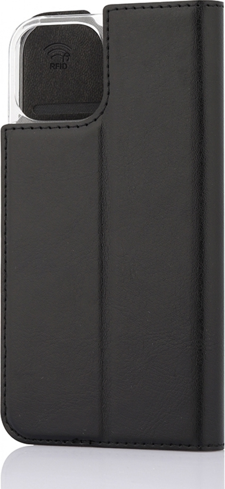 Wave BookCase skyddsfodral, iPhone 13 mini, svart