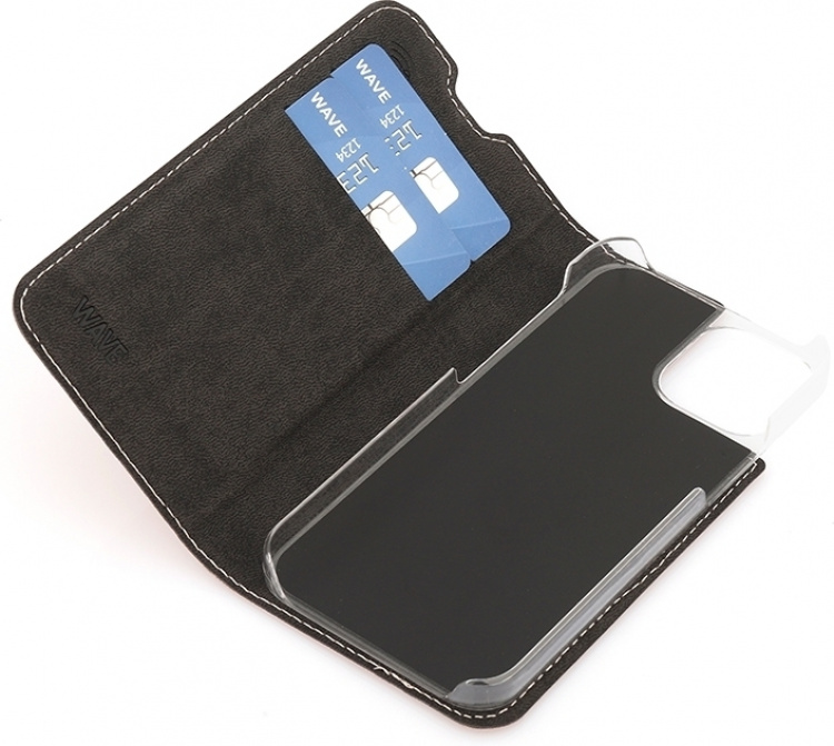 Wave BookCase skyddsfodral, iPhone 13 mini, roséguld