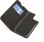 Wave BookCase skyddsfodral, iPhone 13, svart Wave BookCase skyddsfodral, iPhone 13, svart