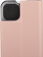 Wave BookCase skyddsfodral, iPhone 13, roséguld