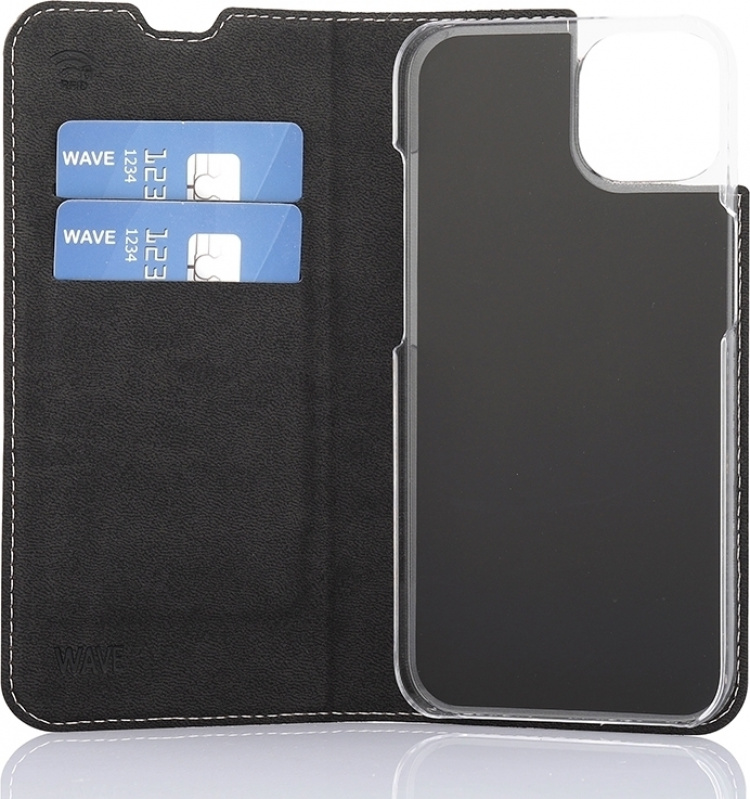 Wave BookCase skyddsfodral, iPhone 13, roséguld