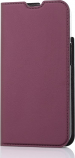 Wave BookCase skyddsfodral, iPhone 13, Smoky Sangria