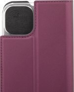 Wave BookCase skyddsfodral, iPhone 13, Smoky Sangria
