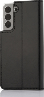 Wave BookCase skyddsfodral, Samsung Galaxy S21 FE 5G, svart Wave BookCase skyddsfodral, Samsung Galaxy S21 FE 5G, svart