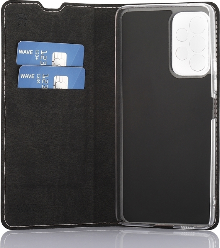 Wave BookCase skyddsfodral, Samsung Galaxy A53 5G, roséguld