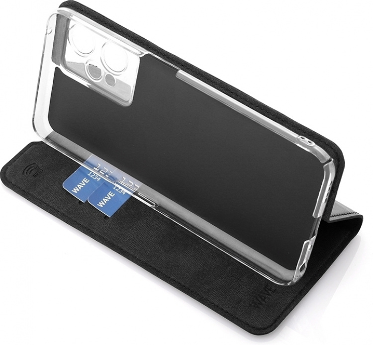 Wave BookCase skyddsfodral, OnePlus Nord CE 2 Lite 5G, svart
