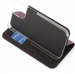 Wave BookCase skyddsfodral, iPhone 14, Smoky Sangria Wave BookCase skyddsfodral, iPhone 14, Smoky Sangria