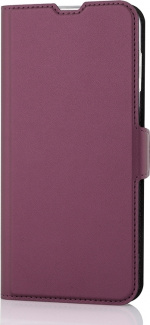 Wave BookCase skyddsfodral, Samsung Galaxy A14, Smoky Sangria