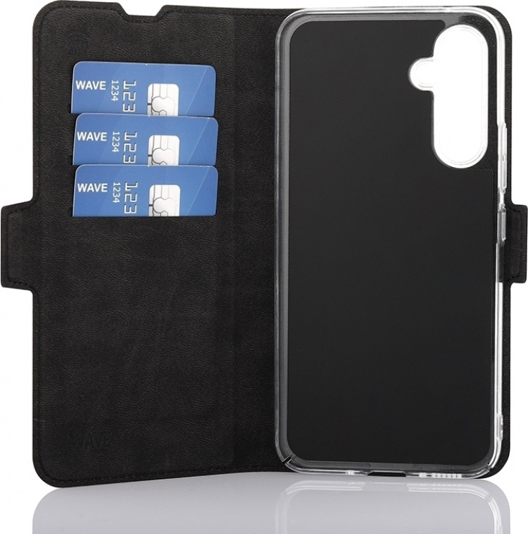 Wave BookCase skyddsfodral, Samsung Galaxy A54 5G, svart