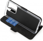 Wave BookCase skyddsfodral, Honor X6a, svart Wave BookCase skyddsfodral, Honor X6a, svart