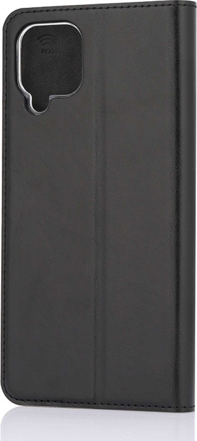 Wave BookCase skyddsfodral, Samsung Galaxy A12, svart