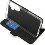 Wave BookCase skyddsfodral, Samsung Galaxy S23 FE 5G, svart Wave BookCase skyddsfodral, Samsung Galaxy S23 FE 5G, svart