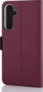 Wave BookCase, Samsung Galaxy A25 5G, Rökig Sangria