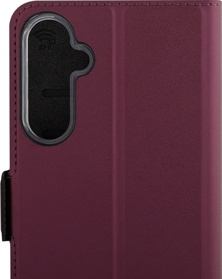 Wave BookCase, Samsung Galaxy A25 5G, Rökig Sangria