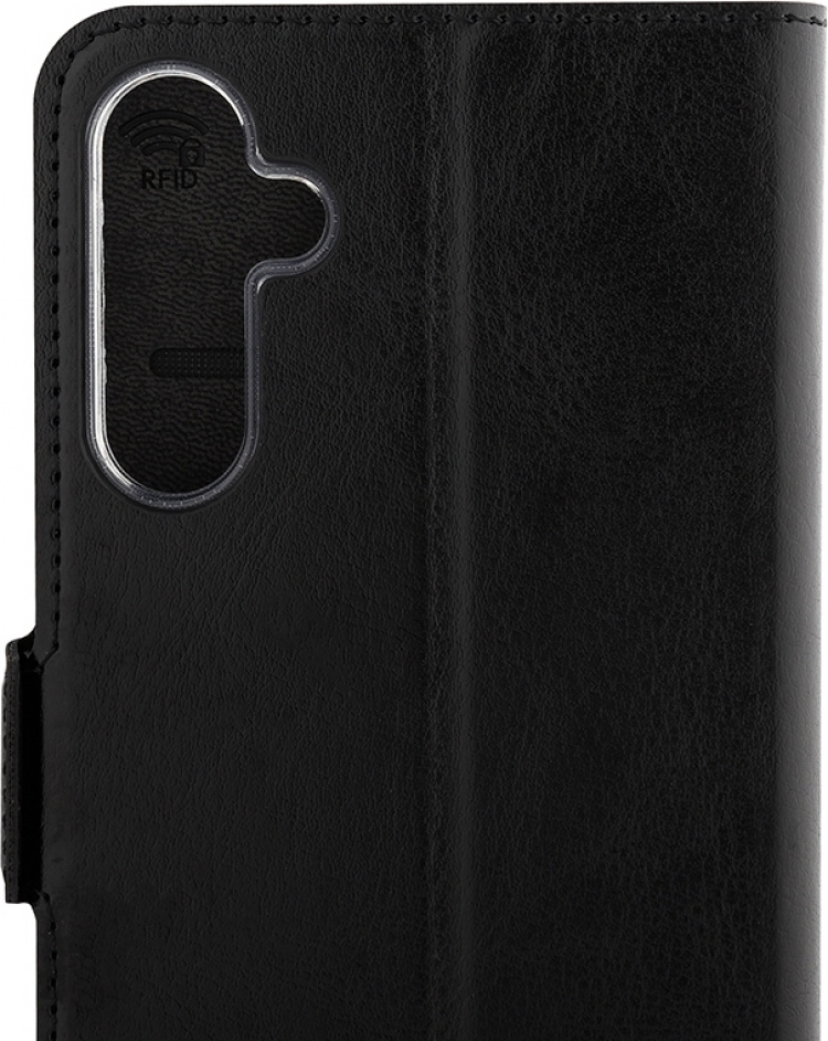 Wave BookCase skyddsfodral, Samsung Galaxy A15, svart