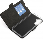 Wave BookCase skyddsfodral, Samsung Galaxy A15, svart