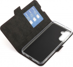 Wave BookCase skyddsfodral, Samsung Galaxy A15, Smoky Sangria Wave BookCase skyddsfodral, Samsung Galaxy A15, Smoky Sangria