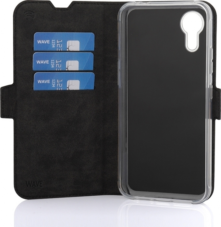 Wave BookCase, Samsung Galaxy XCover7, svart