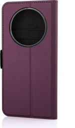 Wave BookCase skyddsfodral, Honor Magic6 Lite, Smoky Sangria