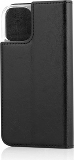 Wave BookCase skyddsfodral, iPhone 12 mini, svart