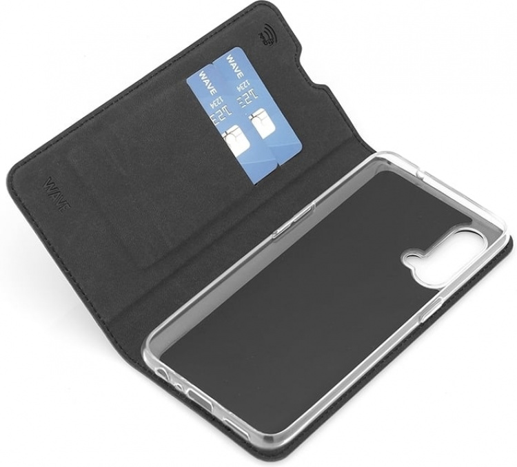 Wave BookCase skyddsfodral, OnePlus Nord CE 5G, svart Wave BookCase skyddsfodral, OnePlus Nord CE 5G, svart