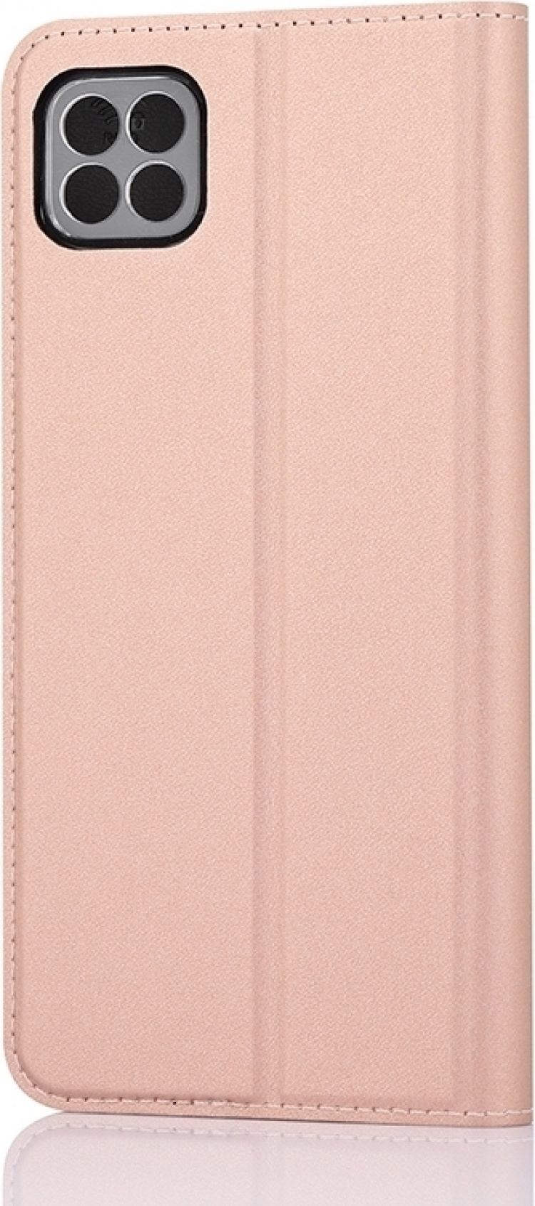 Wave BookCase skyddsfodral, Samsung Galaxy A22 5G, roséguld