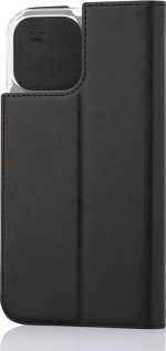 Wave BookCase skyddsfodral, iPhone 13 Pro Max, svart