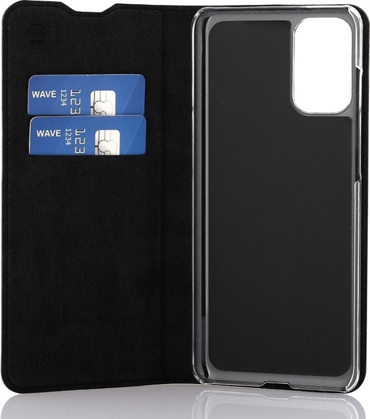 Wave BookCase skyddsfodral, Samsung Galaxy S20+, svart