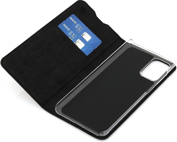 Wave BookCase skyddsfodral, Samsung Galaxy S20+, svart