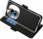 Wave BookCase skyddsfodral, Honor Magic6 Pro 5G, svart Wave BookCase skyddsfodral, Honor Magic6 Pro 5G, svart