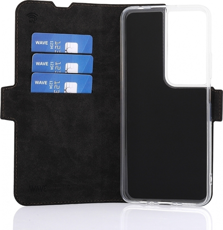 Wave BookCase skyddsfodral, Honor X7b, taupe Wave BookCase skyddsfodral, Honor X7b, taupe