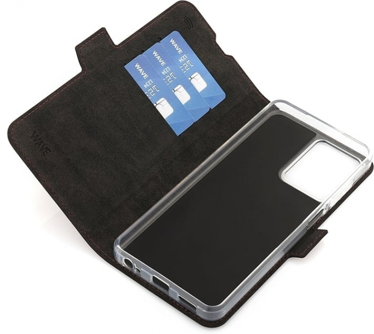 Wave BookCase skyddsfodral, HMD Pulse Pro, Smoky Sangria Wave BookCase skyddsfodral, HMD Pulse Pro, Smoky Sangria