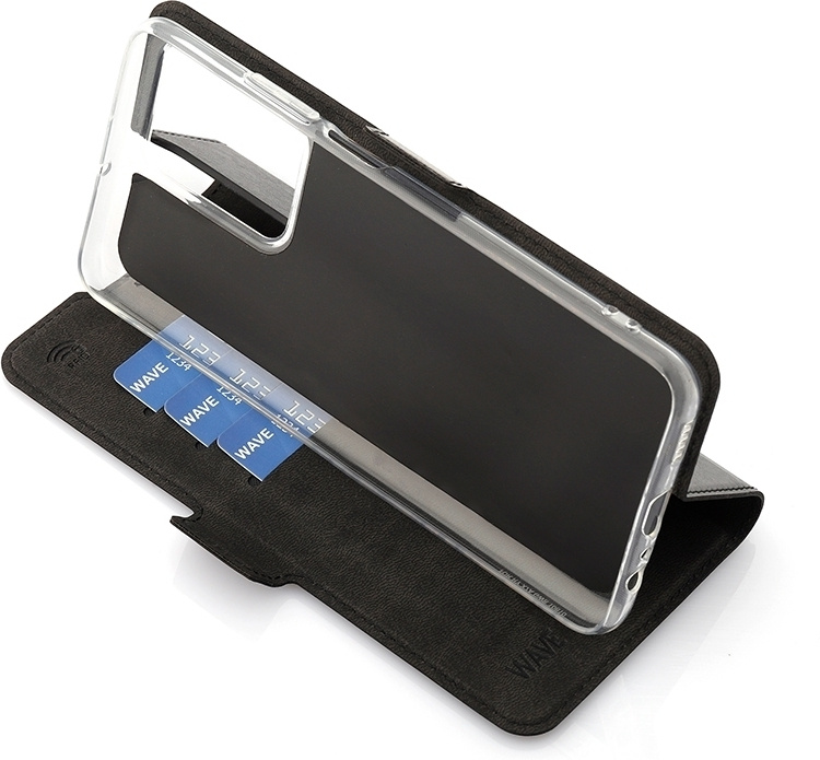 Wave BookCase skyddsfodral, Honor X7a, svart