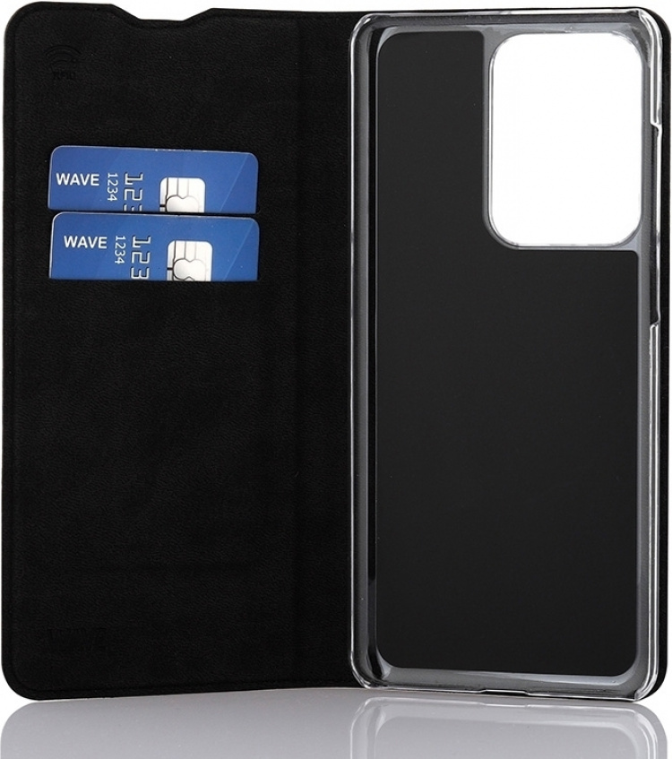 Wave BookCase skyddsfodral, Samsung Galaxy S20 Ultra, svart