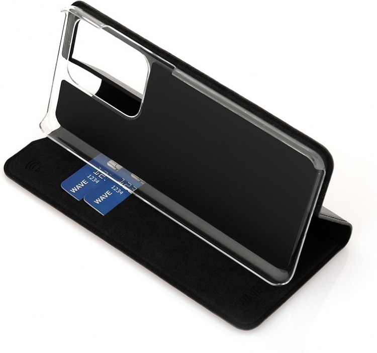 Wave BookCase skyddsfodral, Samsung Galaxy S20 Ultra, svart