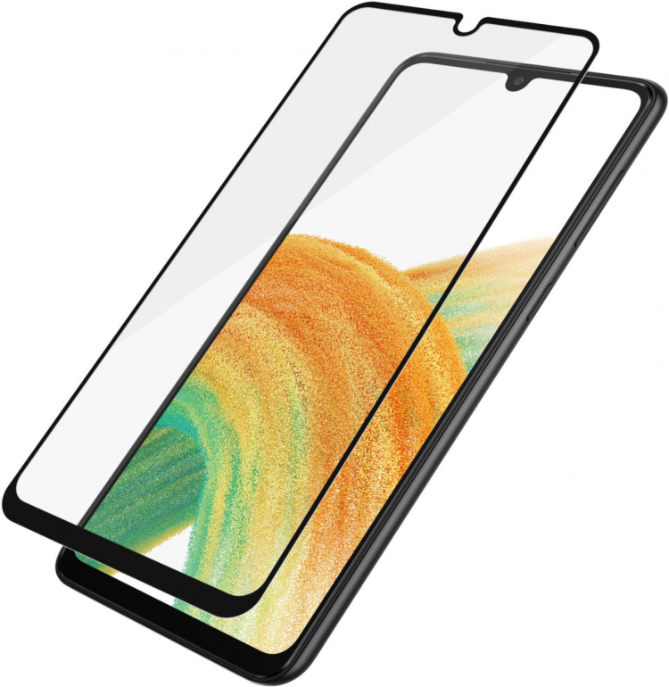 PanzerGlass pansarglas, Samsung Galaxy A33 5G, svart ram PanzerGlass pansarglas, Samsung Galaxy A33 5G, svart ram