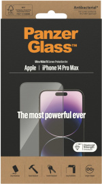 PanzerGlass pansarglas, iPhone 14 Pro Max, svart ram PanzerGlass pansarglas, iPhone 14 Pro Max, svart ram