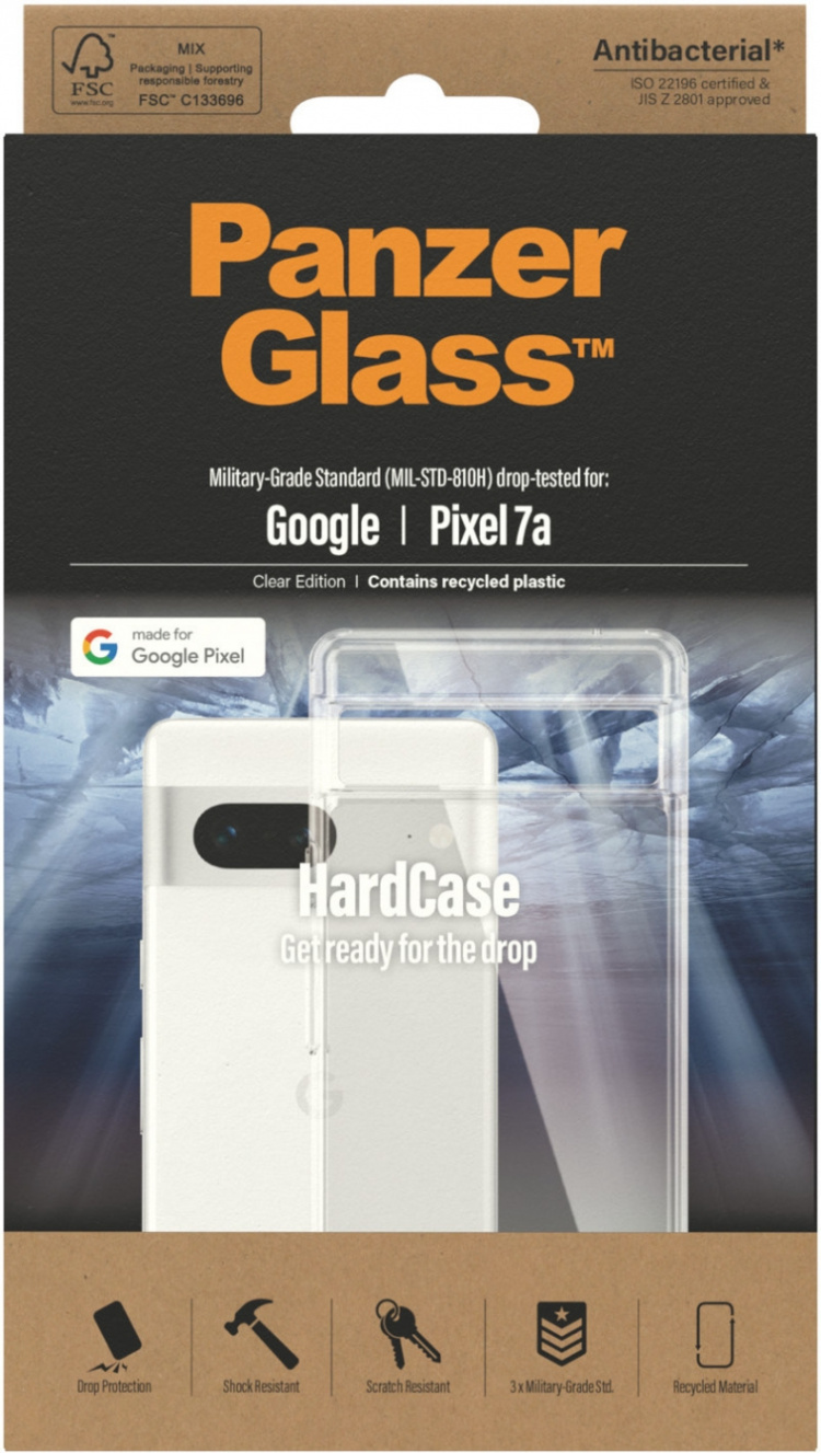 PanzerGlass HardCase skyddsfodral, Google Pixel 7a PanzerGlass HardCase skyddsfodral, Google Pixel 7a