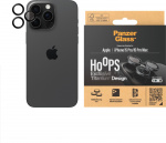 PanzerGlass Hoops kameralinsskydd, iPhone 15 Pro / 15 Pro Max, svart titan