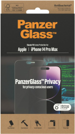 PanzerGlass Sekretess härdat glas, iPhone 14 Pro Max