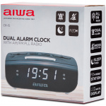 AIWA Klockradio med dubbla alarm