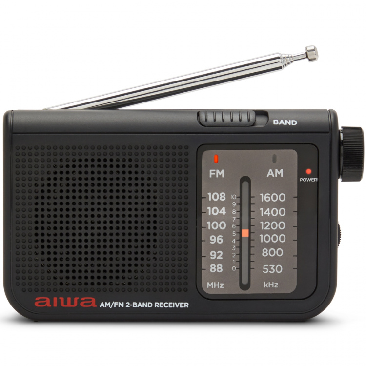 AIWA Pocket radio med FM/AM Svart AIWA Pocket radio med FM/AM Svart