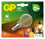 GP LED-lampa Filament Mini Globe, E14, DIM, 5W (40W), 470lm