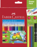 Faber-Castell Triangulära blyertspennor Promo Pack 18+4+2 (201597)