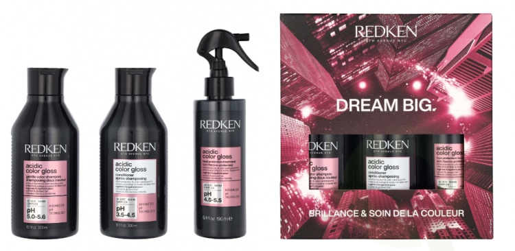 Redken Acidic Color Gloss Set 790 ml 300ml/300ml/190ml