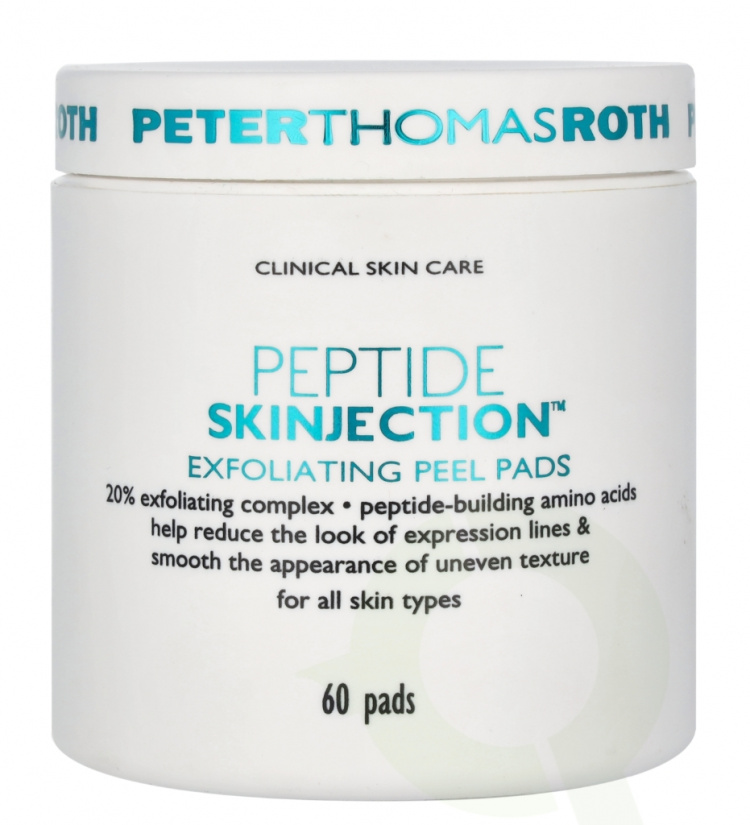 P.T. Roth Peptide Skinjection Peel Pads 60 piece 60 Pcs